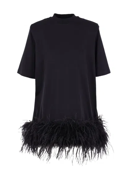 Attico The  Dresses Gend - Black Mini Dress Black Main Material: 100% Cotton, Second Material: 100% C