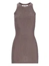 Attico The  Dresses In Brown