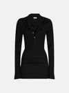 Attico The  Dresses Gend - Black Mini Dress Black Main Material: 80% Virgin Wool 20% Cashmere In Black