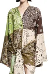 Attico Dress In Multicolor Cotton In Multicolor