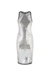 Attico The  Dresses In Silver