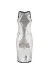 Attico The  Dresses In Silver