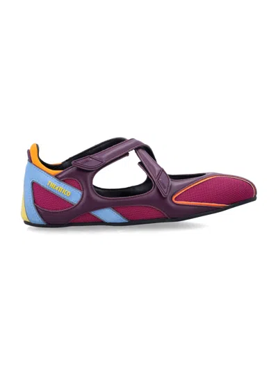 Attico The  Elegant Mini Flat Shoes For Women In Purple Shades