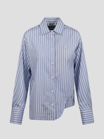 Attico The  Eliza Shirt In Blue