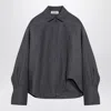 Attico Dark Grey Wool Blend Eliza Shirt