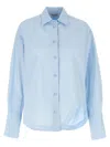 Attico 'eliza' Shirt In Light Blue