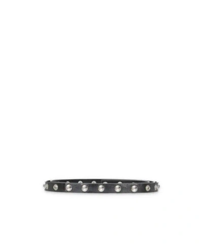 Attico The  Embellished Belt In Black
