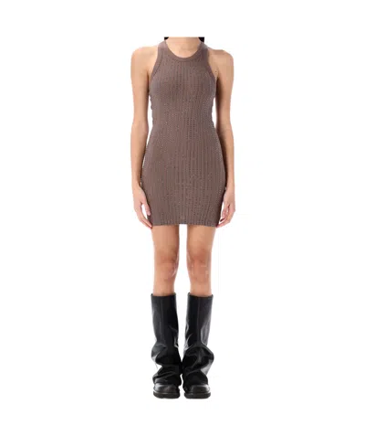 ATTICO THE ATTICO EMBELLISHED SLEEVELESS MINI DRESS