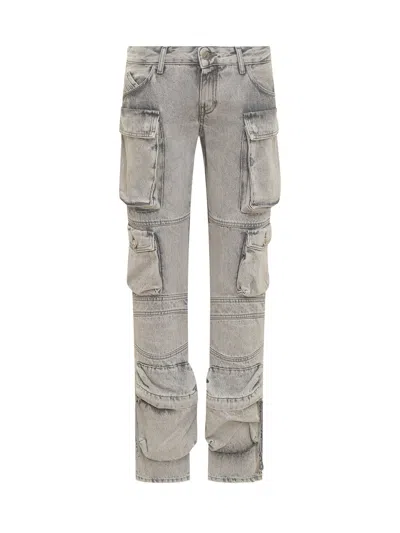 Attico The  Essentials Trousers In Gray
