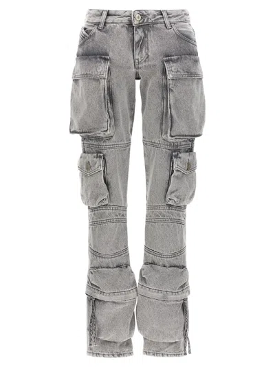 Attico The  Essie Cargo Pants In Gray