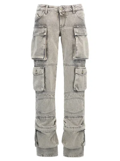 Attico The  Essie Cargo Pants In Gray