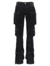 Attico Essie Cargo Pants In Black