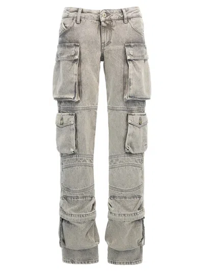 Attico Essie Jeans In Grey