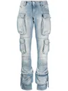 Attico Sky Blue Essie Long Pants