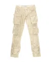 Attico Essie Cargo Trousers With Reinforced Knee Panels In Nude
