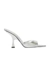 Attico The  Ester Heeled Mules In White
