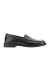 Attico Black Evan Loafers In Black