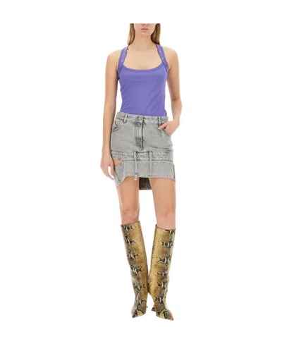 ATTICO THE ATTICO EYELET TANK TOP