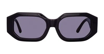 Attico The  Sunglasses In Black