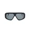 Attico Oversize Rectangular Sunglasses Thick Arms