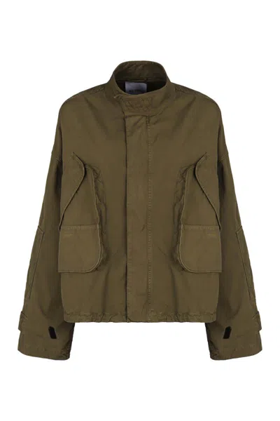 Attico The  Fabric Bomber In Green