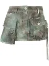 Attico Denim Skirt