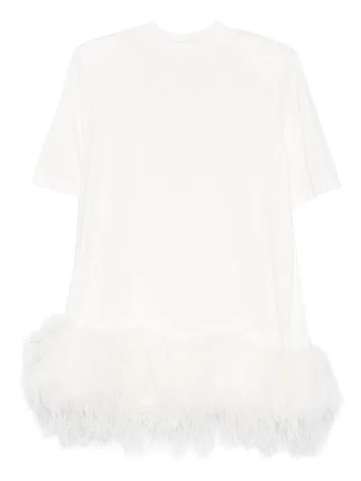 ATTICO The Attico Feathered Short Dress