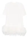 Attico Dresses Light And Natural In White