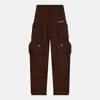Attico Cargo Sweatpants In Burgundy
