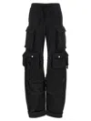 Attico Trousers Cargo Pockets Elastic Waistband
