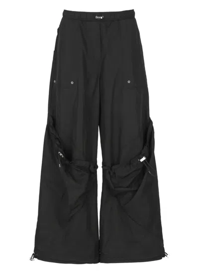 ATTICO THE ATTICO FLARED CARGO PANTS