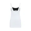Attico Light Blue Flat Ribbed Tank Top
