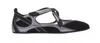 Attico Modern Flat Shoes With Cross-strap Detail In Black