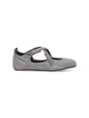 Attico Nomad Ballerina Flat In Gray