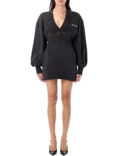 ATTICO THE ATTICO FLEECE MINI DRESS