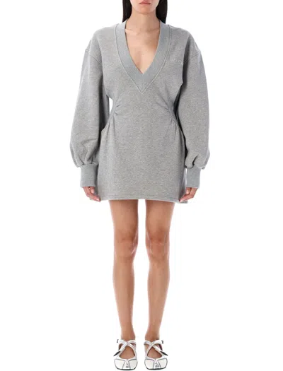 ATTICO THE ATTICO FLEECE MINI DRESS