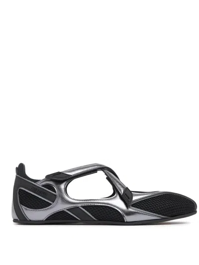 ATTICO THE ATTICO "FLOOR 01" BALLERINA FLAT SHOES