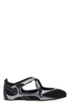 Attico Floor 01 Mesh And Leather Ballerinas Flat