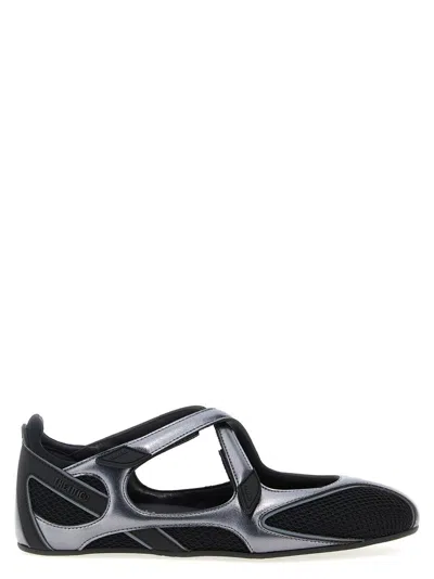 Attico The  'floor 01' Ballet Flats In Black