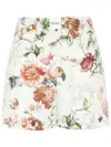 Attico The  Women Floral Shorts In White