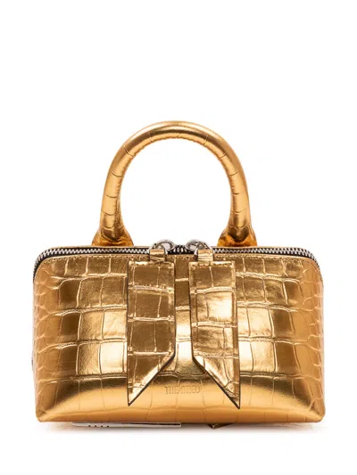 Attico The  Fridaand Mini Handbag In Hot Gold