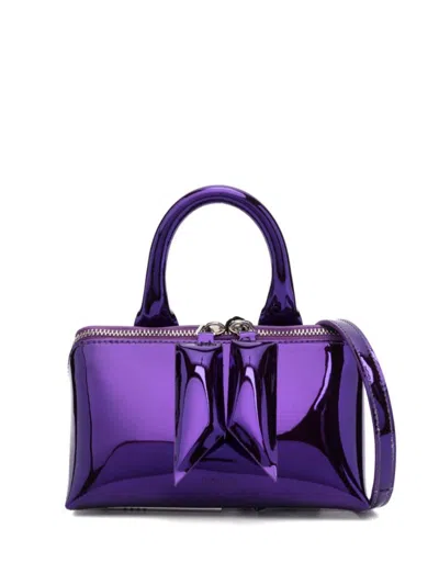 Attico Friday Mini Bag In Purple