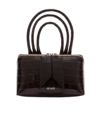 Attico Mini Bag ''friday'' Coffee In Purple