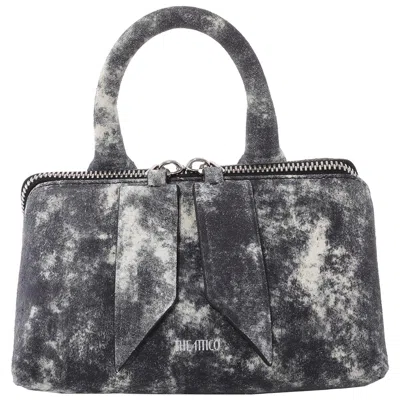 Attico The  Friday Leather Crossbody Bag In Green