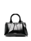 Attico Double Handle Shoulder Bag In Black