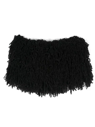 ATTICO THE ATTICO FRINGED PULLOVER SCARF
