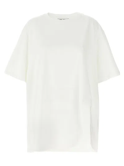 Attico Front Silhouette Split Penteado T-shirt In White