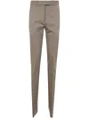 Attico The  Gabardine Long Pant Clothing In Beige