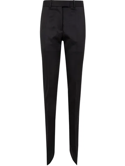 Attico The  Gabardine Long Pant In Black