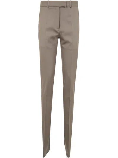 Attico The  Gabardine Long Pant Clothing In Beige